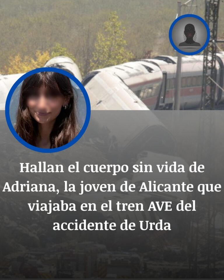 Hallan sin vida a Adriana Marroquín, la alicantina desaparecida en el accidente de Urda