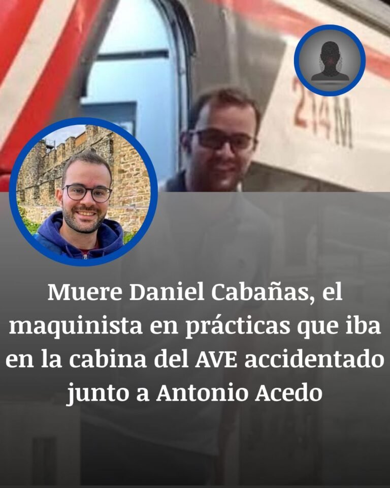 Muere Daniel Cabañas, el maquinista de 31 años que se habilitaba para el AVE accidentado en Urda