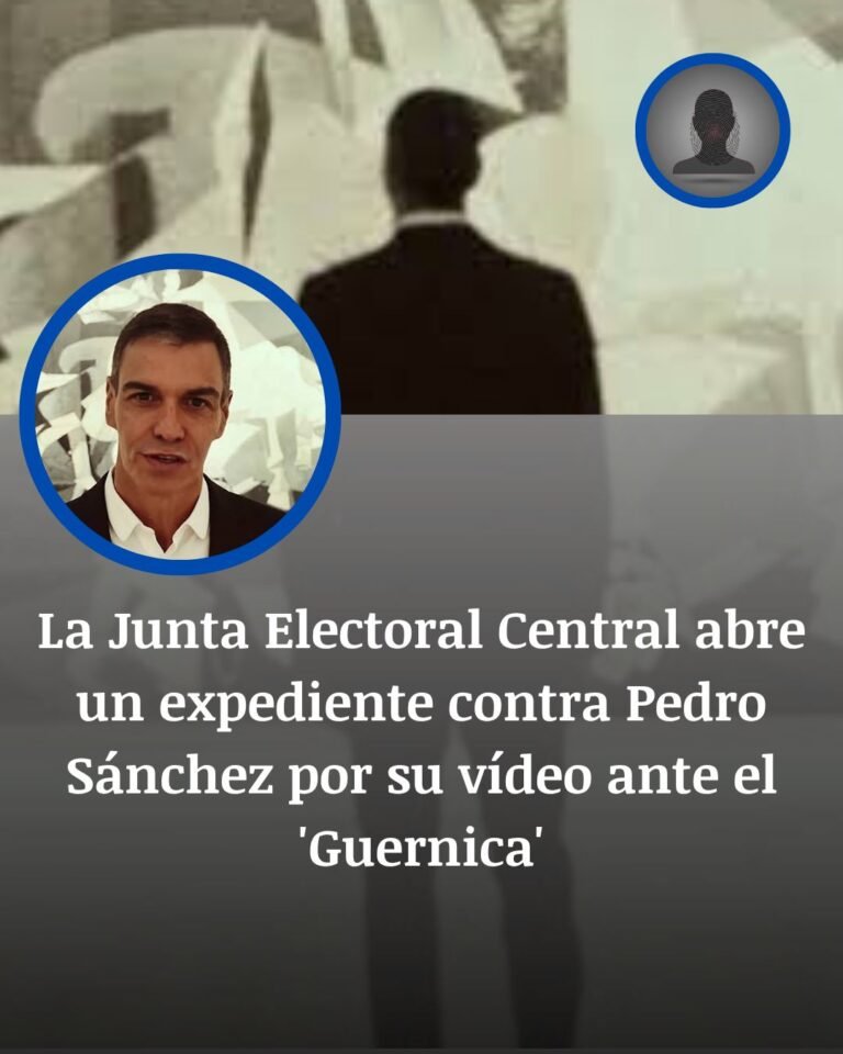 La Junta Electoral abre expediente a Sánchez por su vídeo ante el Guernica