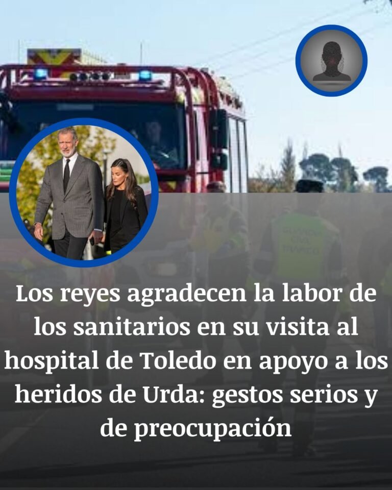 Los reyes visitan a los heridos de Urda en Toledo y agradecen la labor de los sanitarios