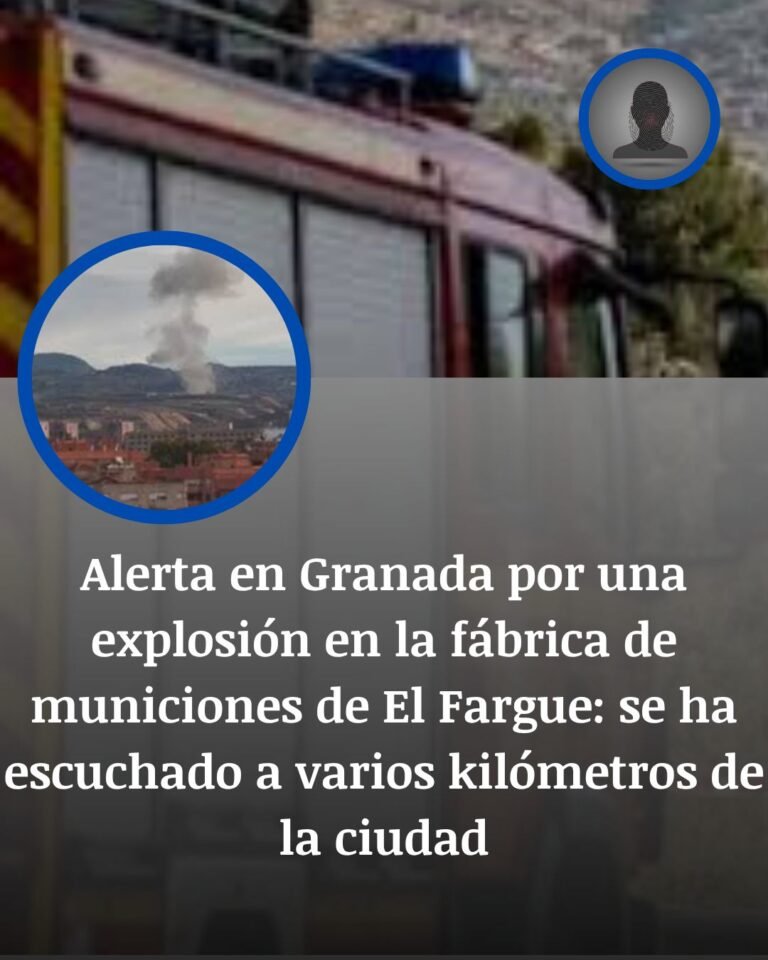 Explosión en la fábrica de municiones de El Fargue: alarma en Granada y dos heridos leves