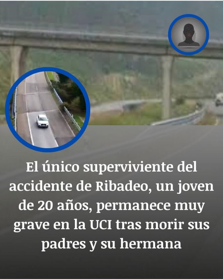 El superviviente del accidente de Ribadeo continúa muy grave en la UCI
